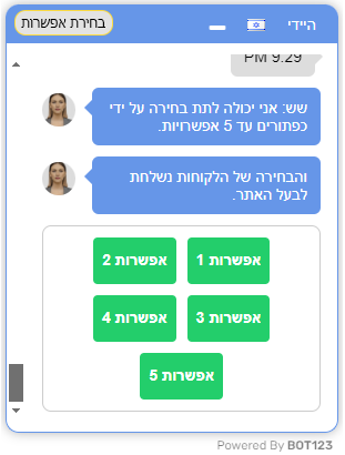יכולות נציג וירטואלי - Nene